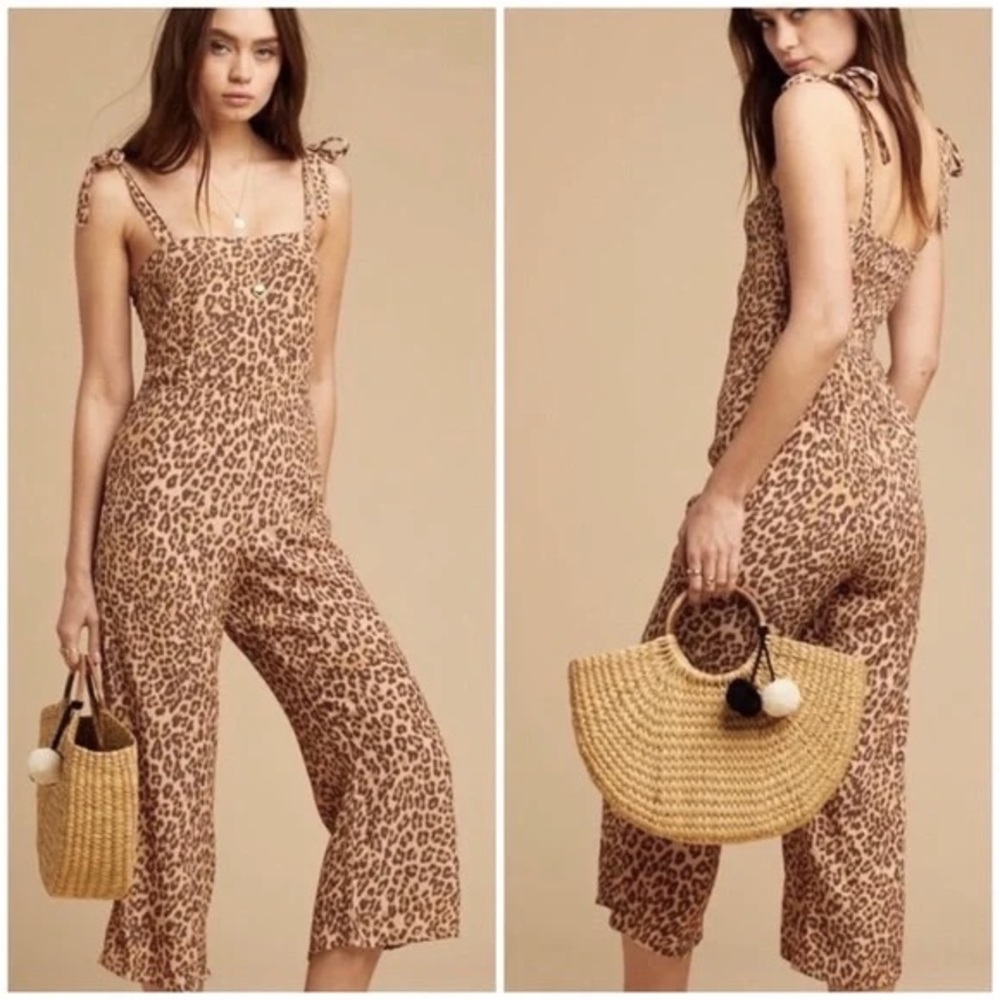 Faithfull the Brand Elsa Animal Print Jumpsuit